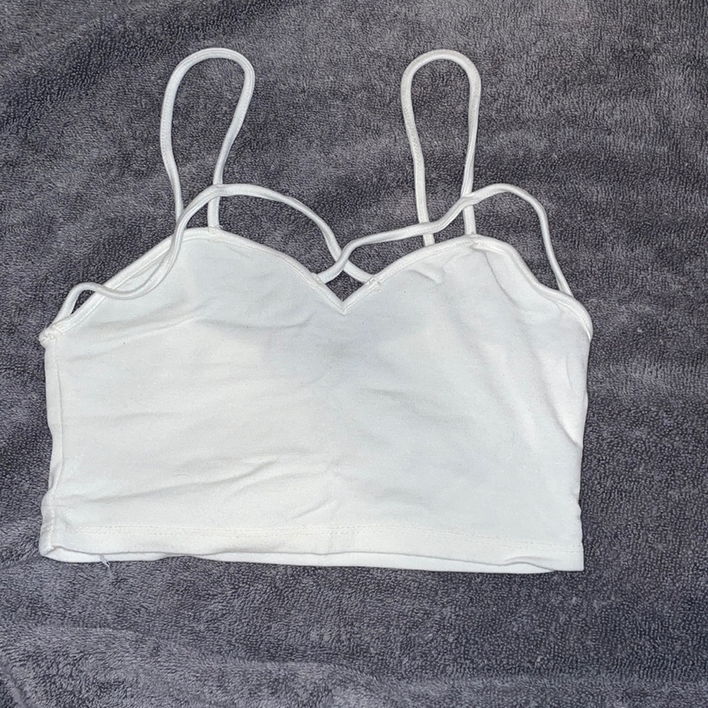 White bralette